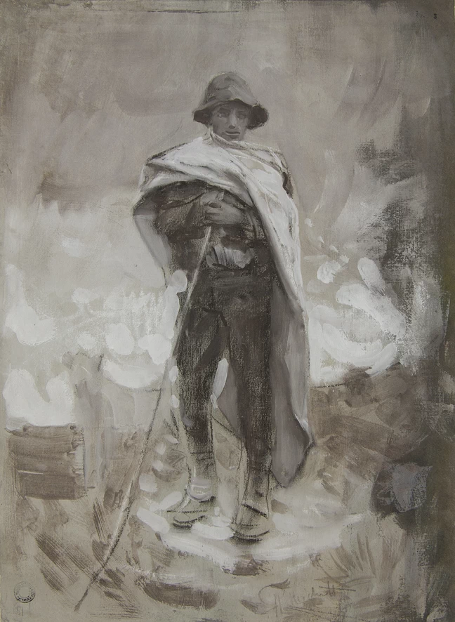 Francesco Paolo Michetti - 120, Pastore, Palazzo delle Belle Arti, Roma